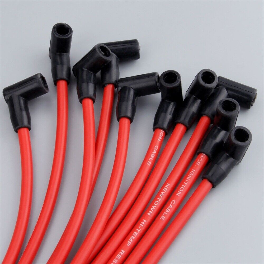 Fit for Ford Racing 9mm RED Ignition Wire Set 5.8L 5.0L 351W 302 Spark Plug Wire
