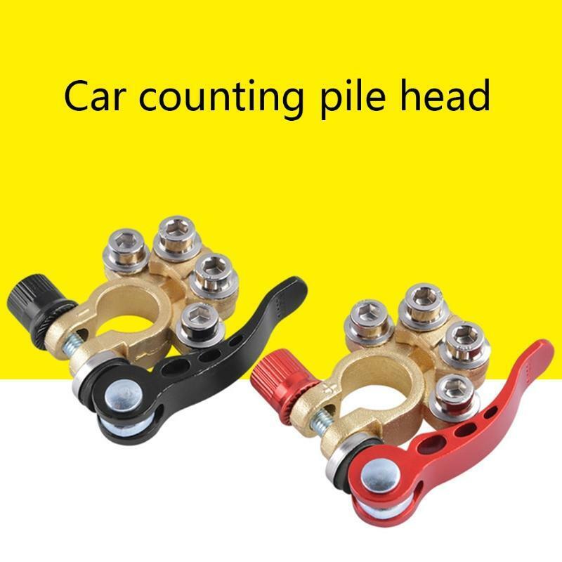 2Pcs Quick Release Disconnect Hex Wrench Car Battery End Terminal Connectors