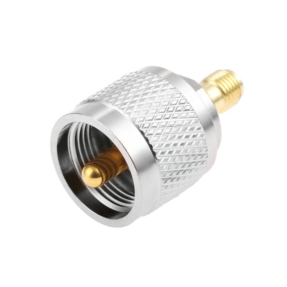 1pc Adapter Connector SMA Female Jack to UHF PL259 Male SO239 Plug Free Hanging