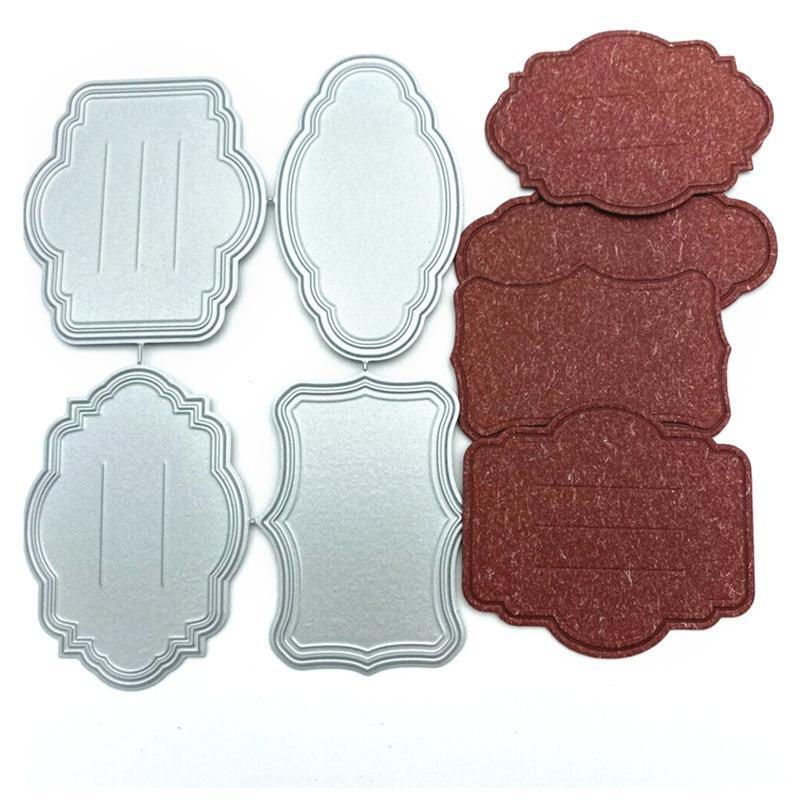 Metal Message Board Cutting Dies Greeting Invitation Festival Blessing Card Make