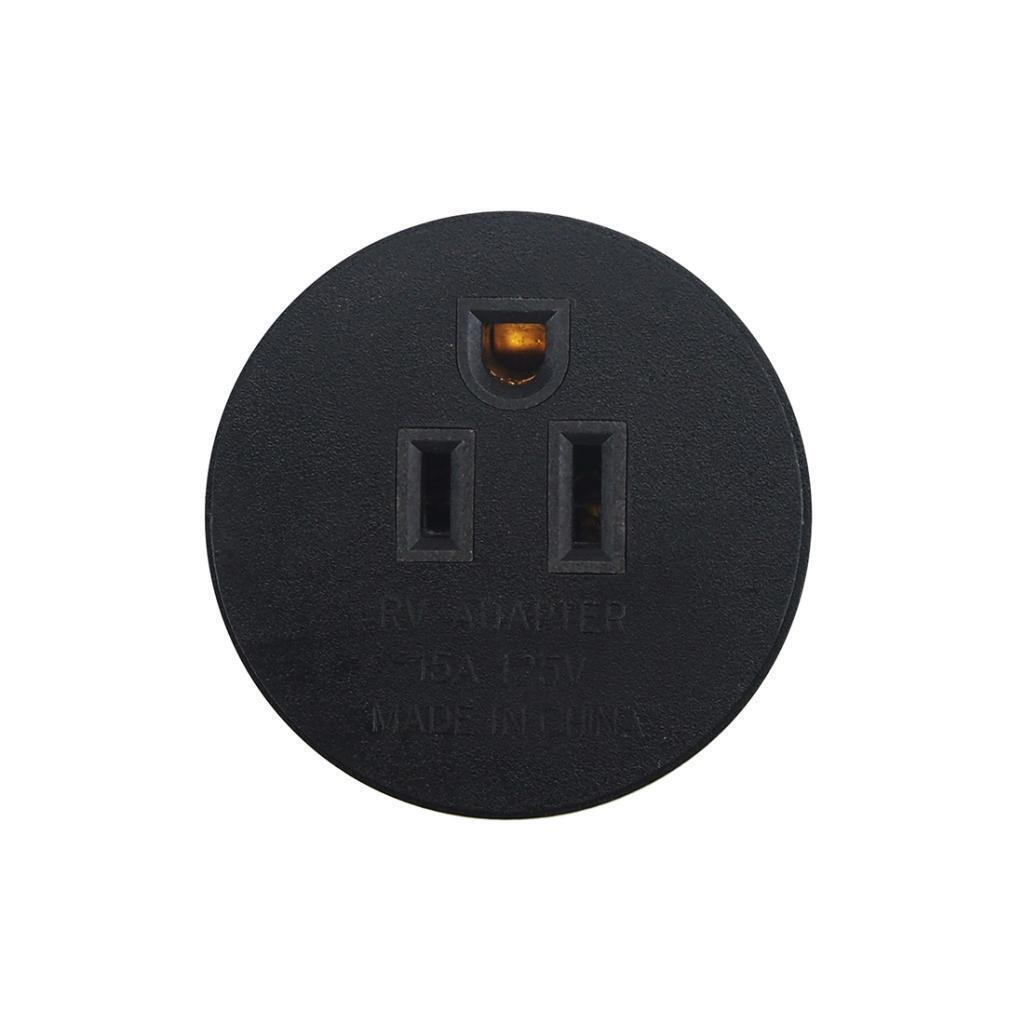 Durable TT-30P Male To NEMA 5-15R Female Adapter Connector 30A 125V For RV