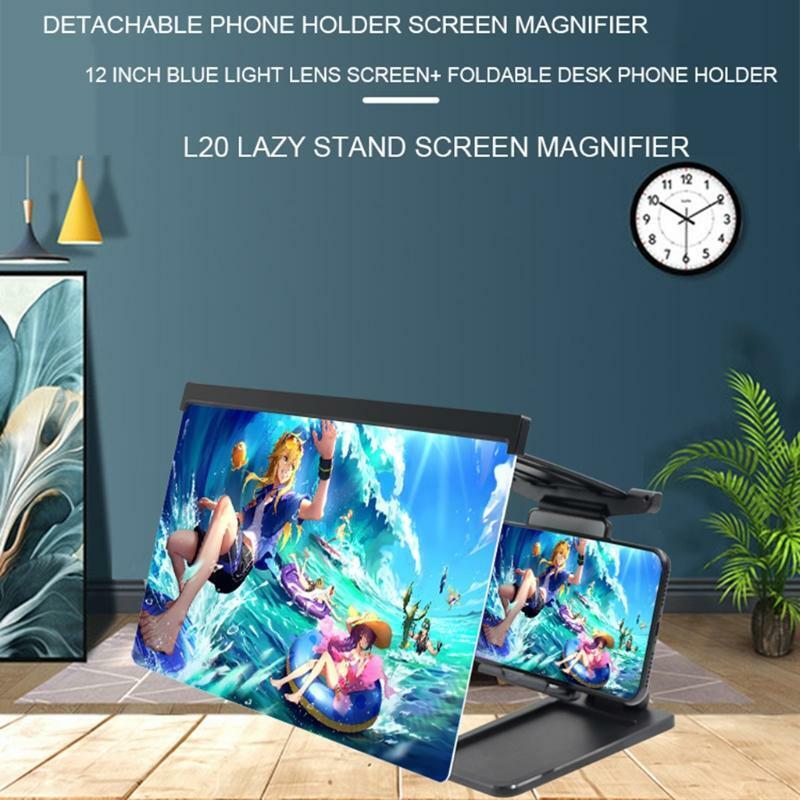 12 Screen Magnifier for Smartphone Mobile Phone for Movies /Videos and Gaming