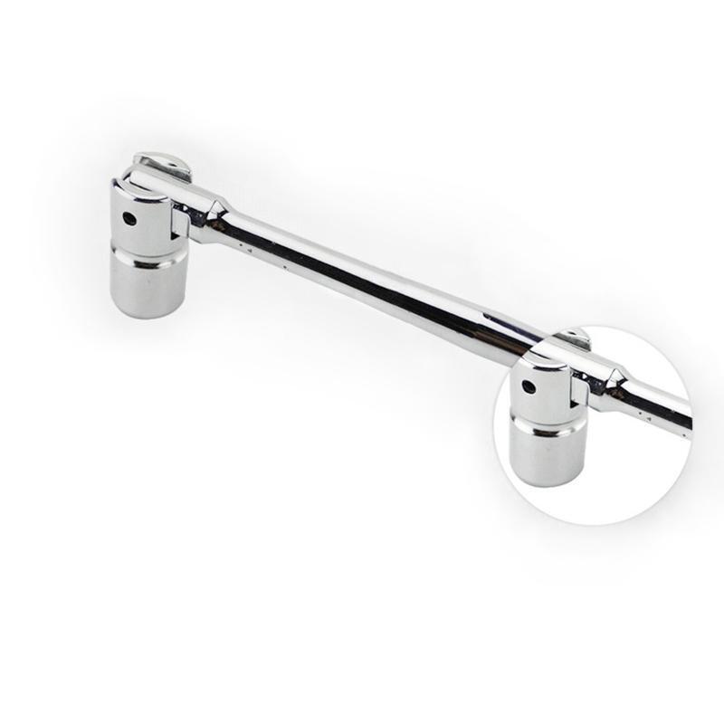 Scaffold Spanner 12 Angle Ratcheting Socket Wrench Straight Handle Repair Tool