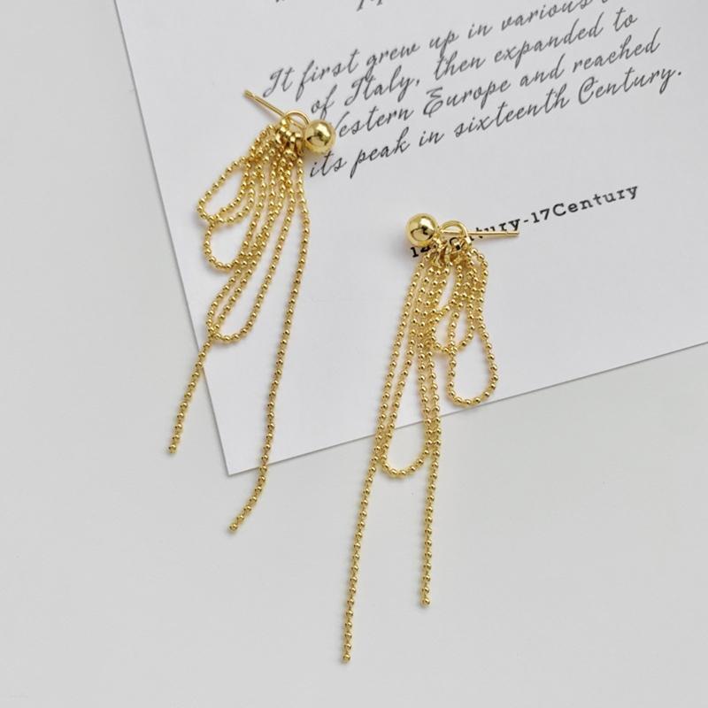 Long Threader Dangle Drop Earrings for Girls Earring Fashion Women Jewelry