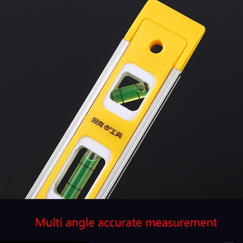 Upgraded 9-Inch Magnetic Square Level with 3 Vials Aluminum & ABS Made Small
