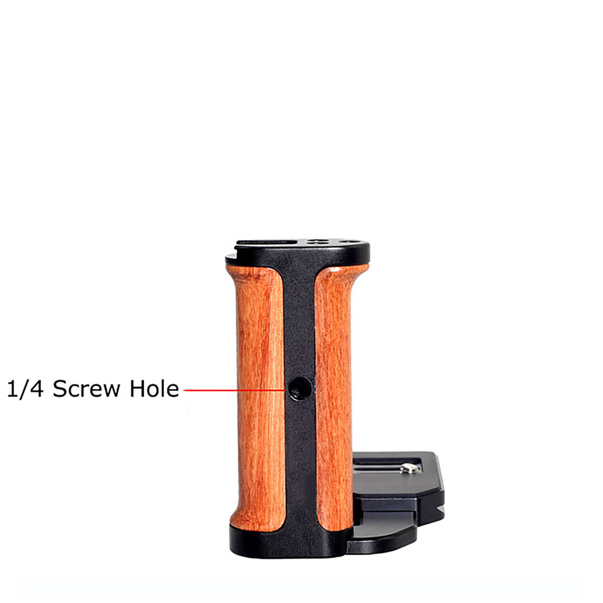 Side Wood Handle Left L-Plate Quick Release Plate Universal Parts for Camera
