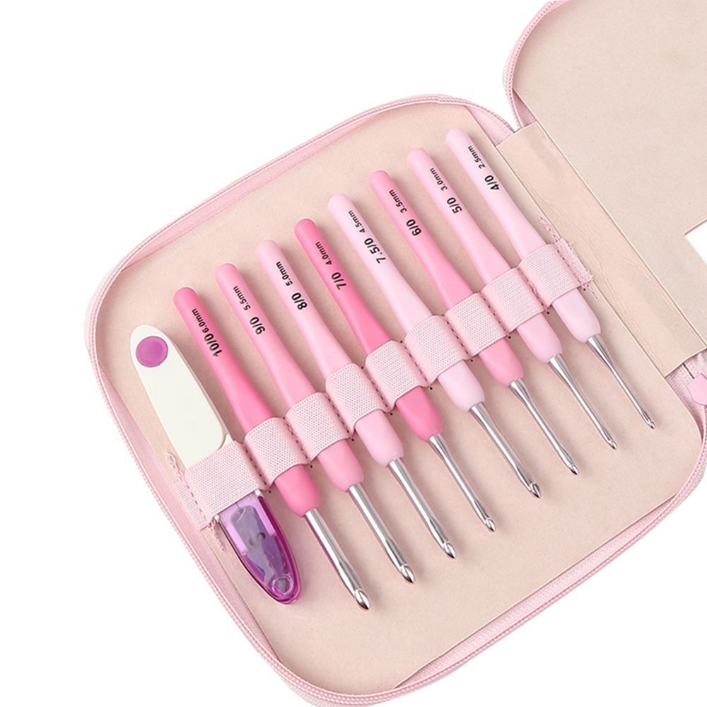 Set Scissor Yarn Needles Knitting Needles Knit Weave Assorted Crochet Hook