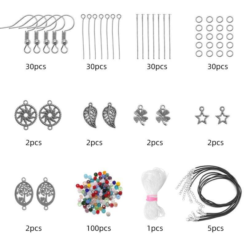 Mushroom Charms Glass Beads Mushroom Shape Spacer Loose Beads for DIY Jewelry