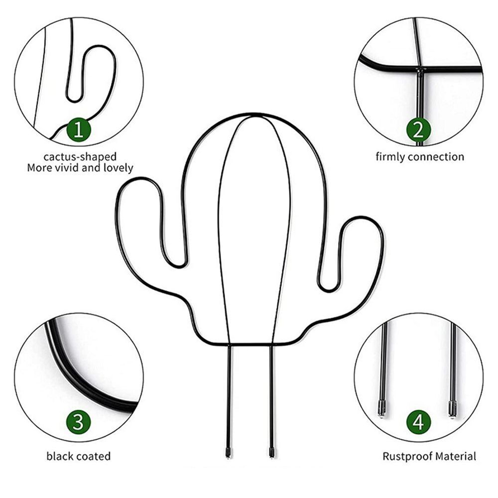 Vine Rack Art Metal Climbing Frame Plant Support Fixing Rod Climbing Holder