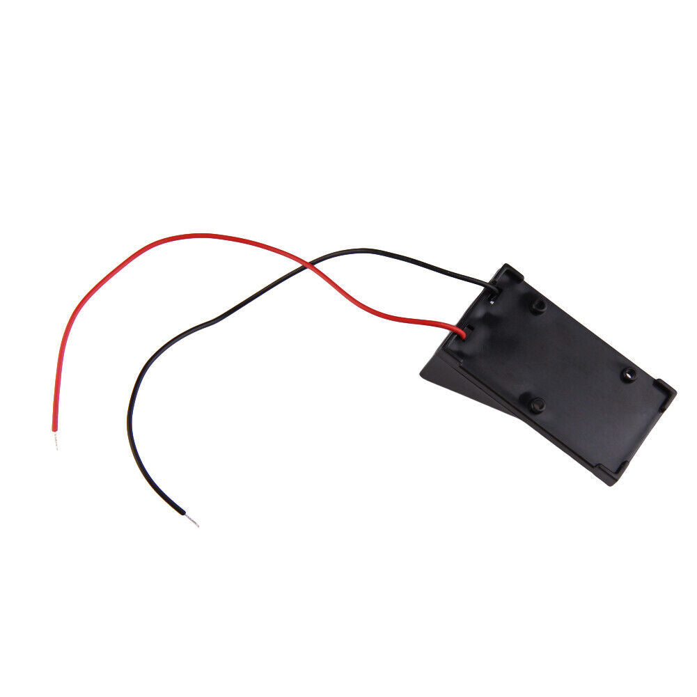 5PCS Single Slots 1x 9V Battery Clip Holder Case Box with Wire Leads DIY