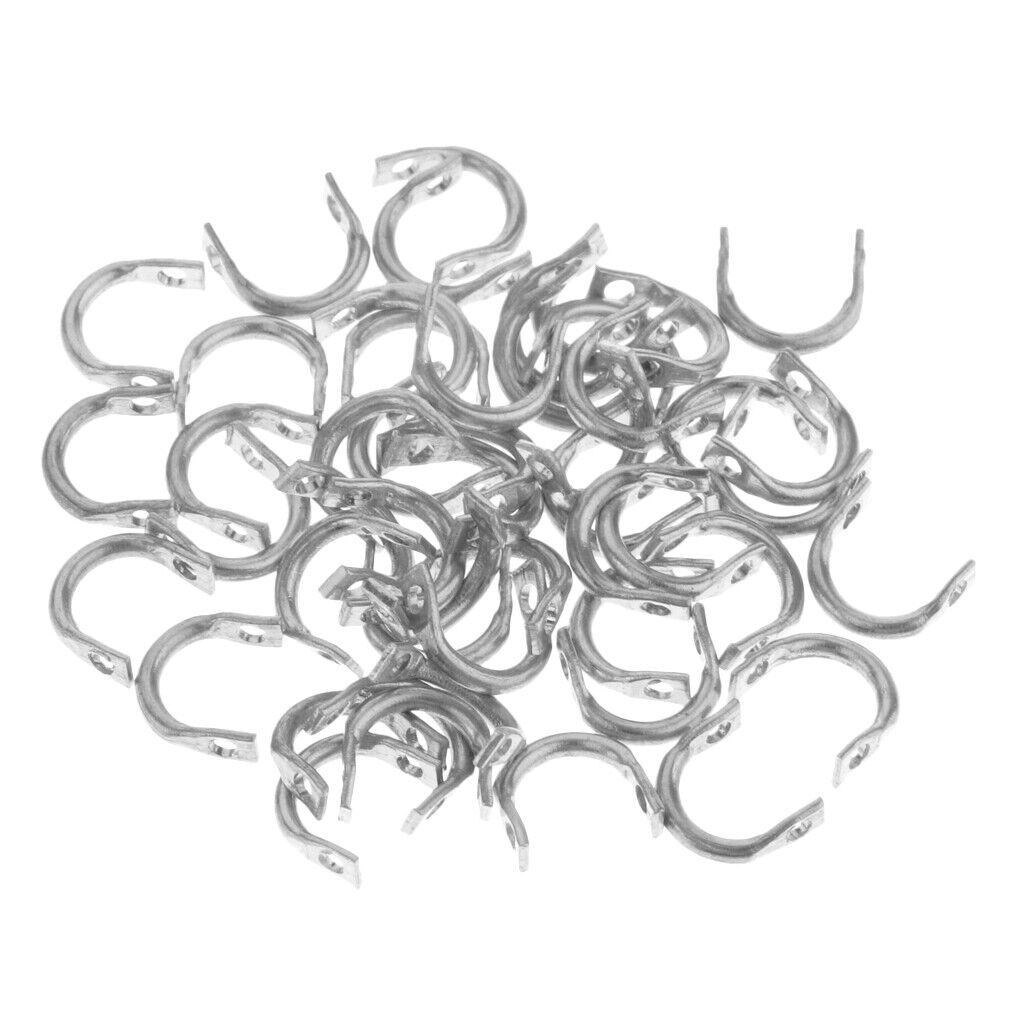 100 Pieces M +100 * S Fishing  Spinner   Folded Clevises Tackle