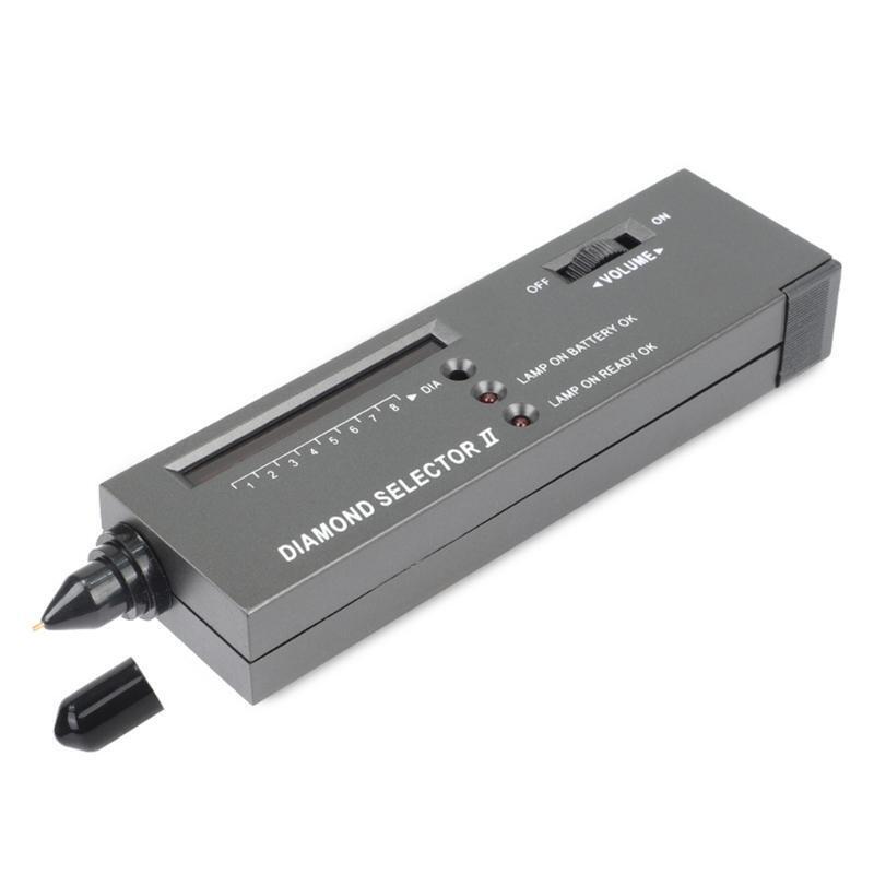 Diamond Tester Portable Diamond Detective Test with Gem Jeweler Test Tool Loupe