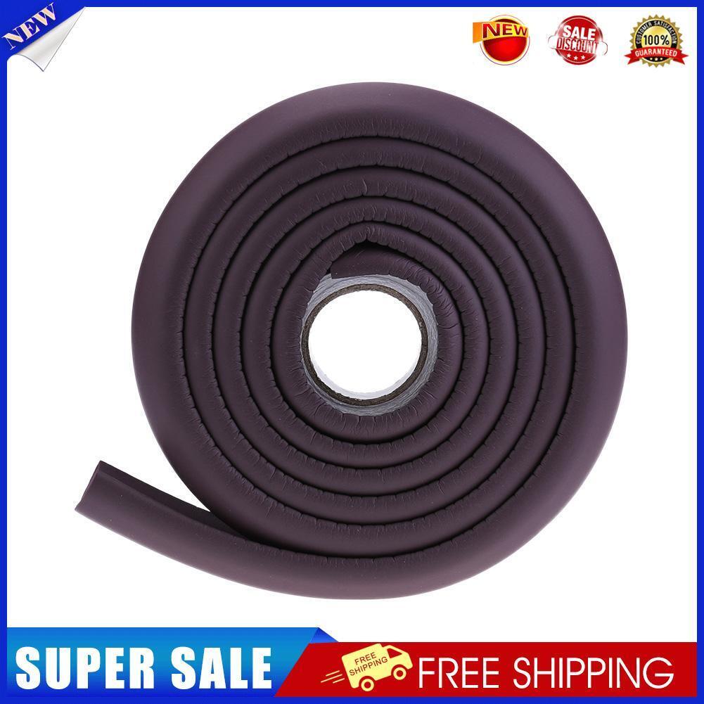 2m Baby Safety Desk Edge Corner Cushion Guard Strip Softener Bumper(Coffee)
