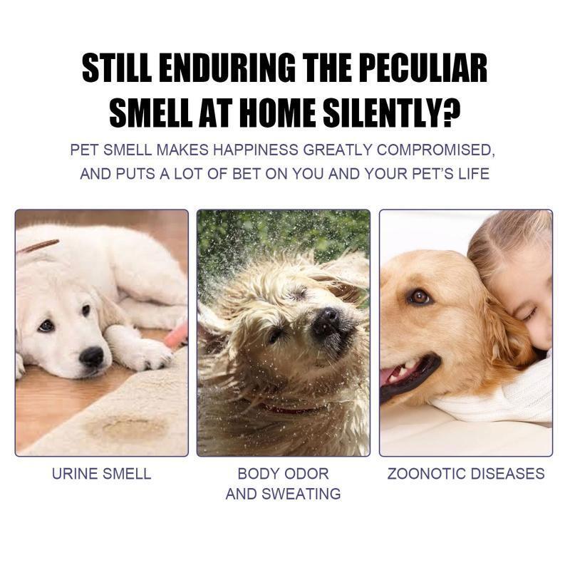 60ml Deodorizer for Dog or Cat Urine Smells on Carpet, Furniture & Floors