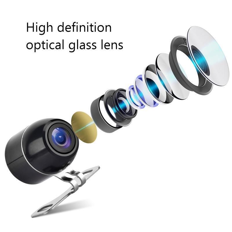 Motorcycle Recorder Cameras Front & Rear Camera Lens 120 Wide Angle Waterproof
