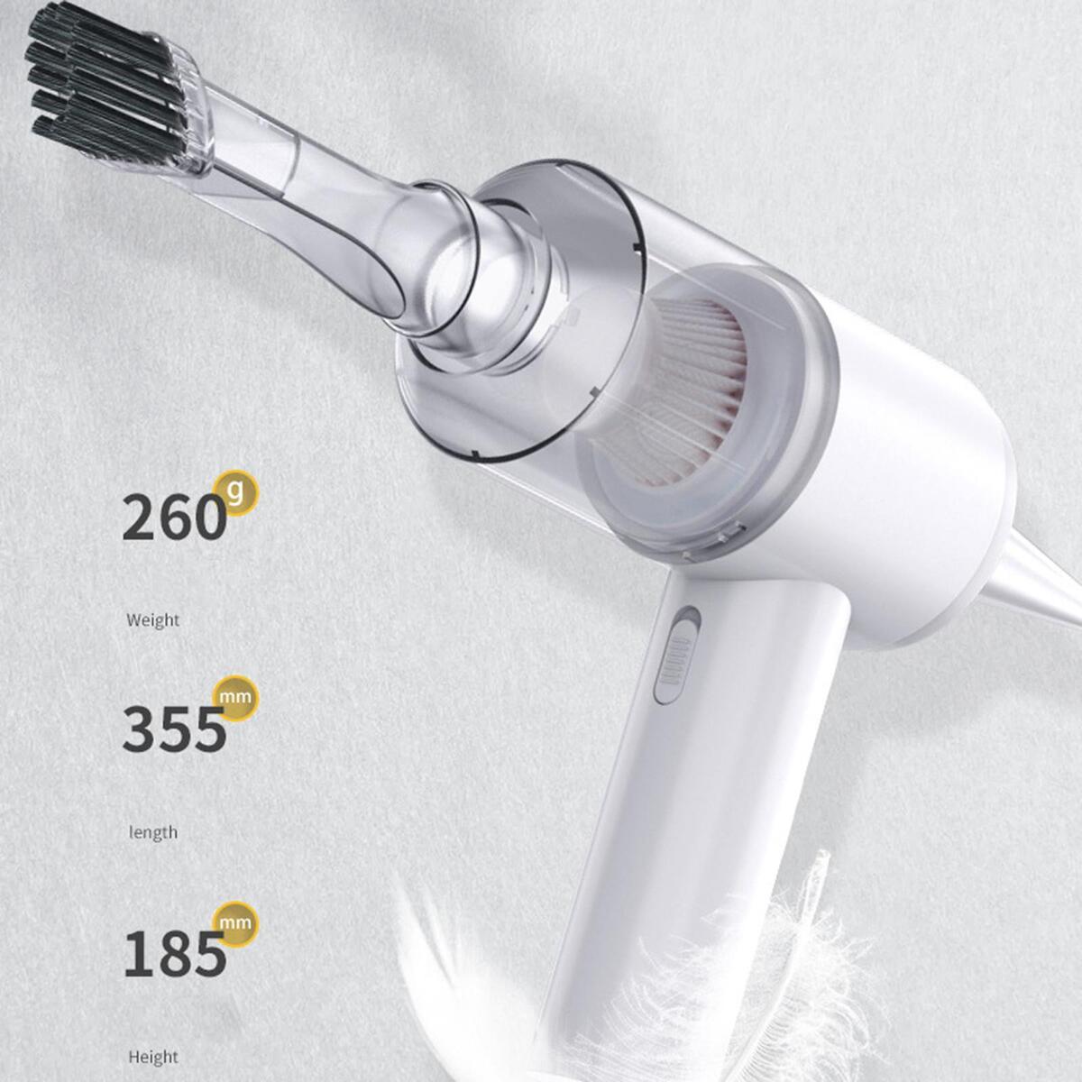 Hand Held Vacuum Cleaner Air Blowing Multiple Attachments Cordless for Home