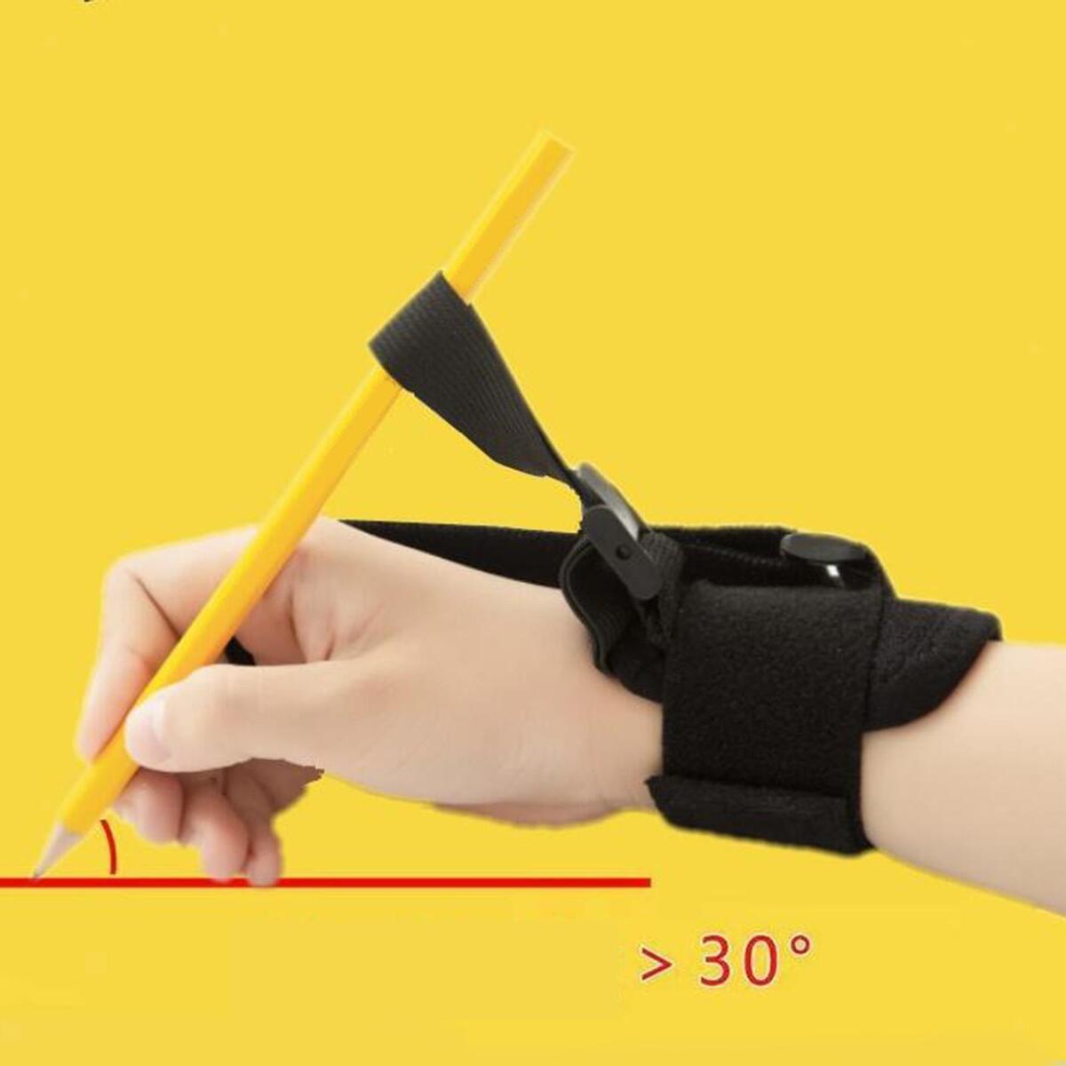 Anti Hook Wrist Pen Trainer, Hand Support Children's Pencil Grips Adjustable