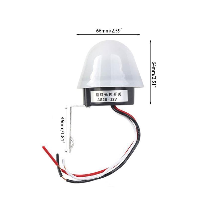AC 110V 10A Adjustable Auto Photo Control Sensor Light Switch Rainproof