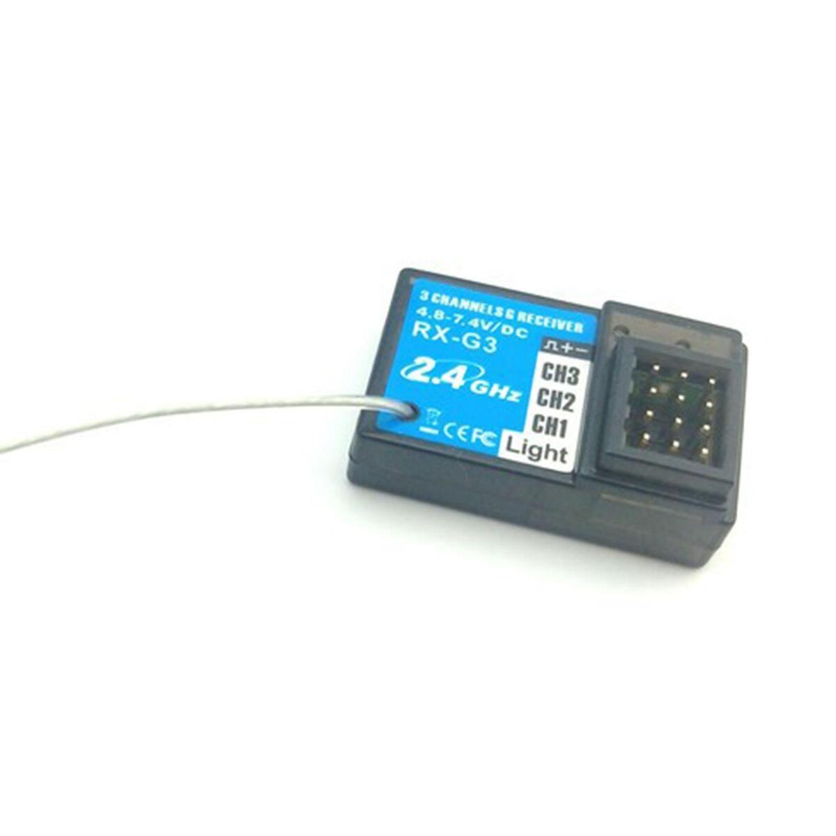 RC Controller Transmitter W/ Waterproof Receiver Remote Control for RC Car