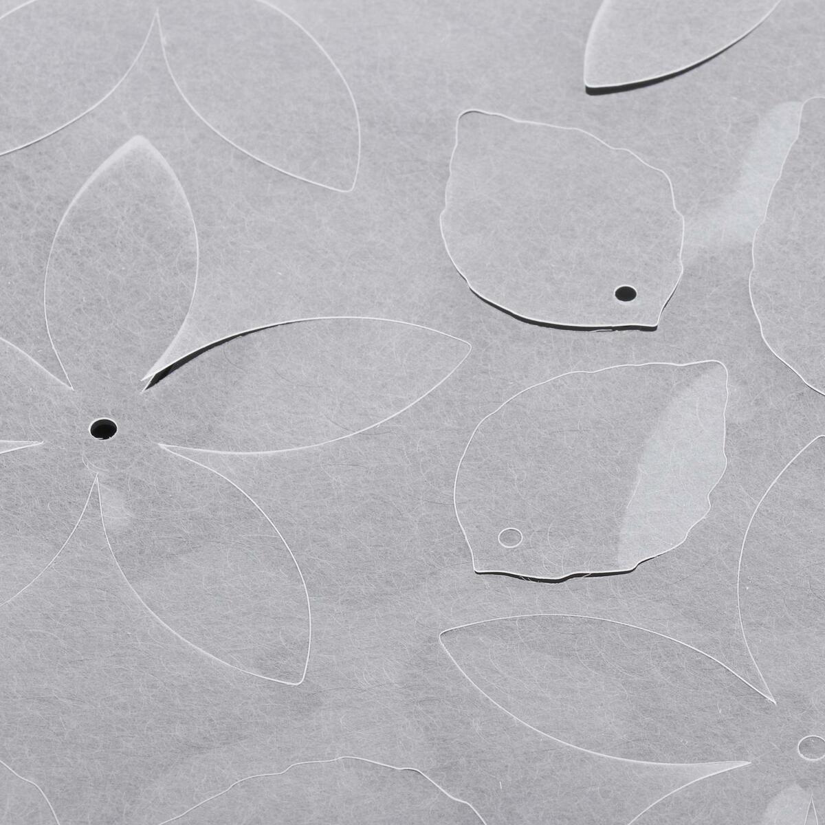 5x Heat Shrink Plastic Pre-cut Flower Shaped Transparent Shrink Film for DIY