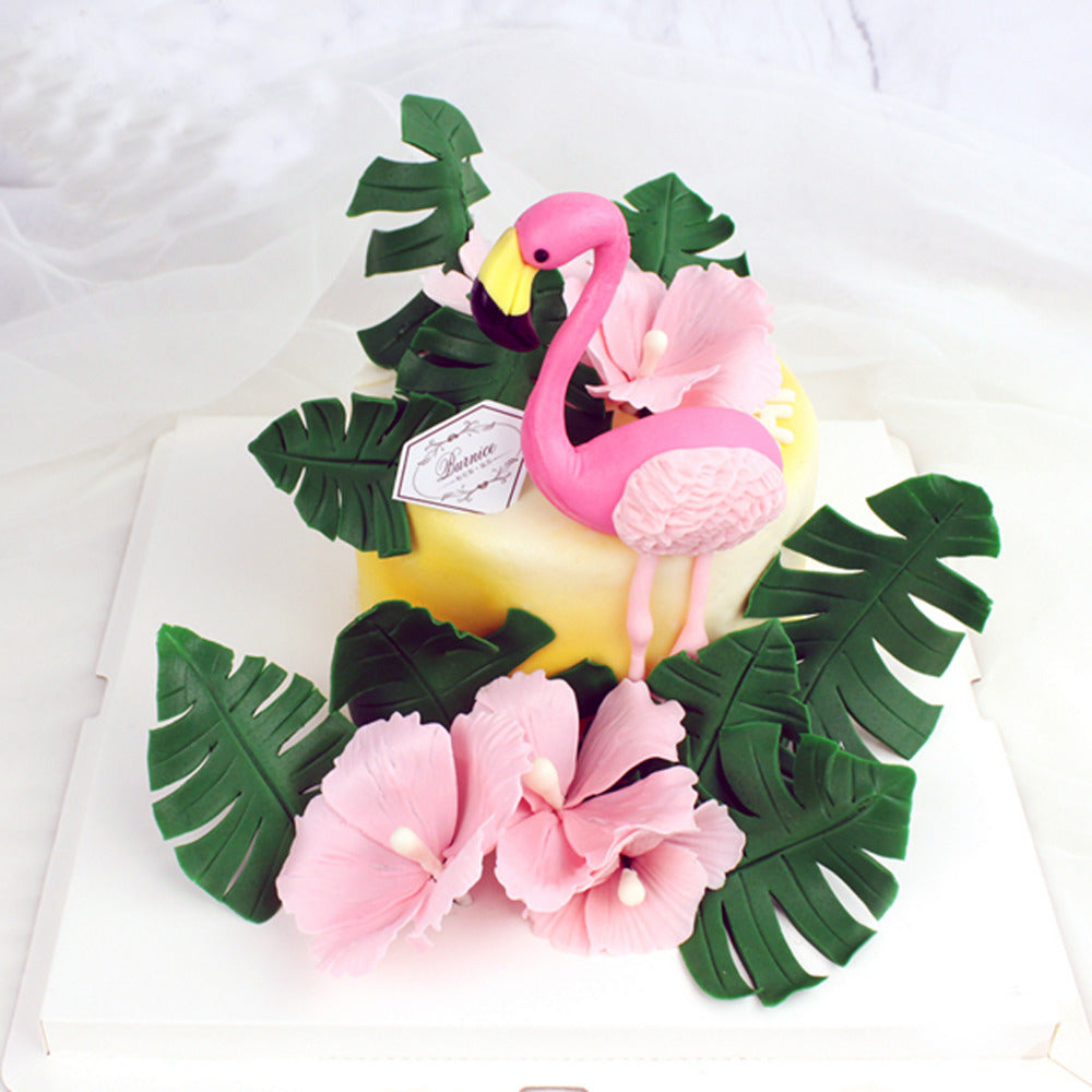 Clay Fondant Sugar Craft Baking Tool Leaf Silicone Mold Cake Mould Cake Decor