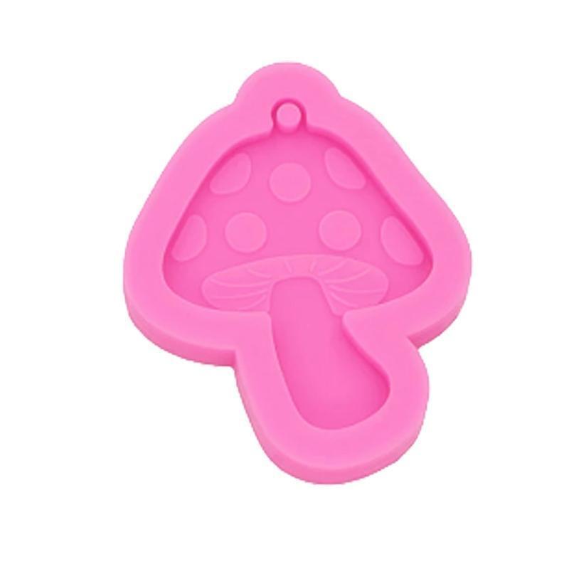 Mushroom Keychain Molds Keychain Jewelry Making Tool 10Pcs Chain 20Pcs Jump Ring