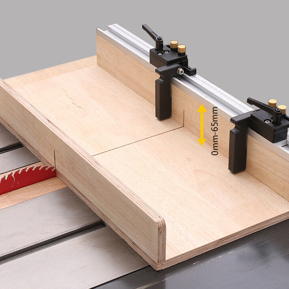 45 Chute T Slot Miter Track with Scale for T Track DIY Tools (C Left)