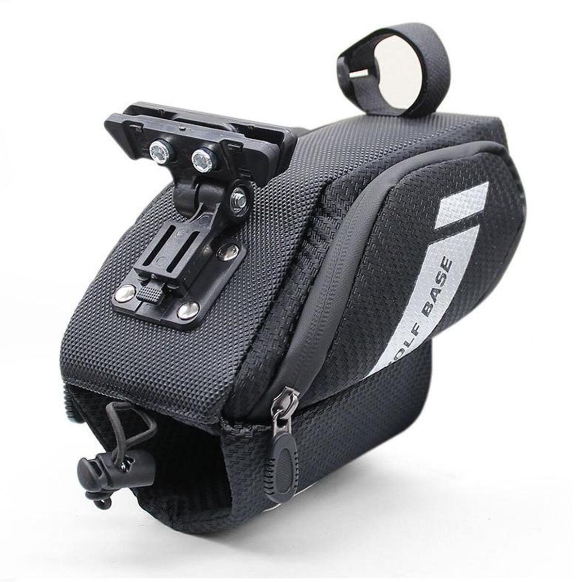 Bike Seat Storage Bag Bicycle Bottle Holder Pocket Accessories Reflective