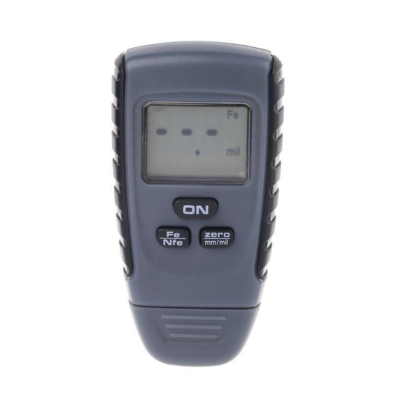 Portable Paint Thickness Gauge LCD Display Coating Depth Meter for Car Auto