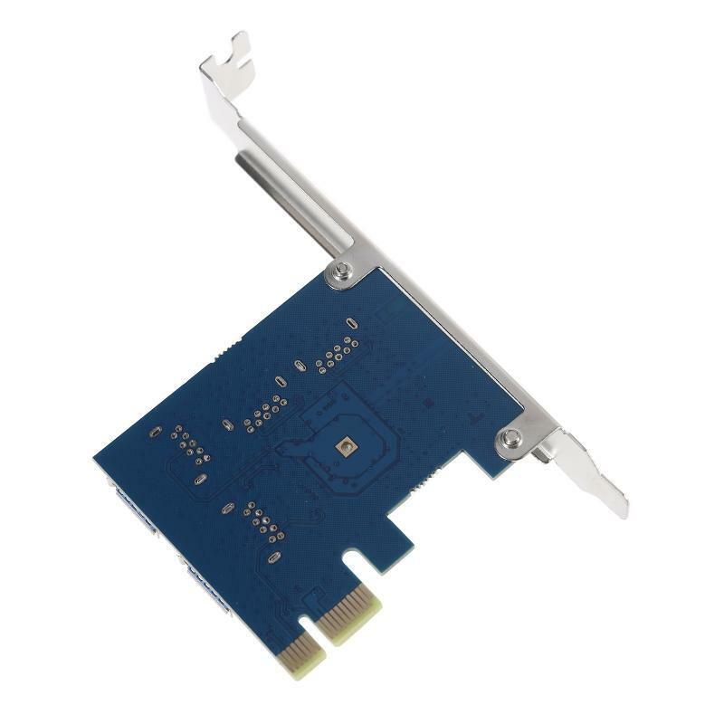 PCI-E 1x to 4x Adapter Board Extension Card PCI-E 1 to 4 USB 3.0 Adapter Card