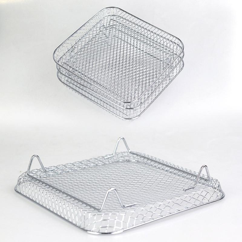 3-Layer Stackable Racks with Clamp Dehydrator Rack Air Fryer Accessories