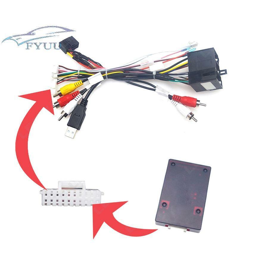 1set 16PIN Car Radio Android Power Calbe With Canbus Box For KIA Sorento 2010-11