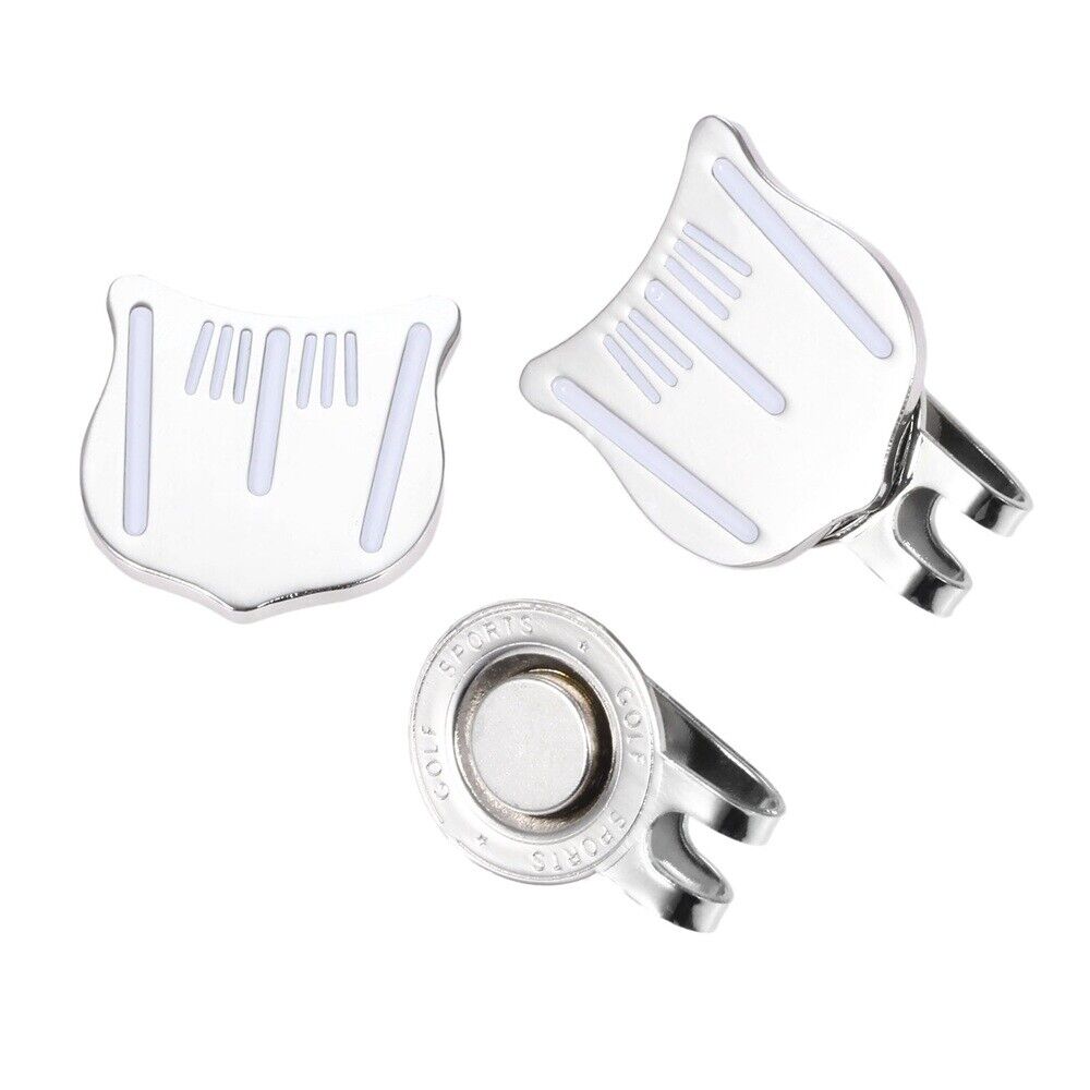 Professional Alloy Golf Cap Clip Detachable Magnetic Ball Marker Aiming Marker