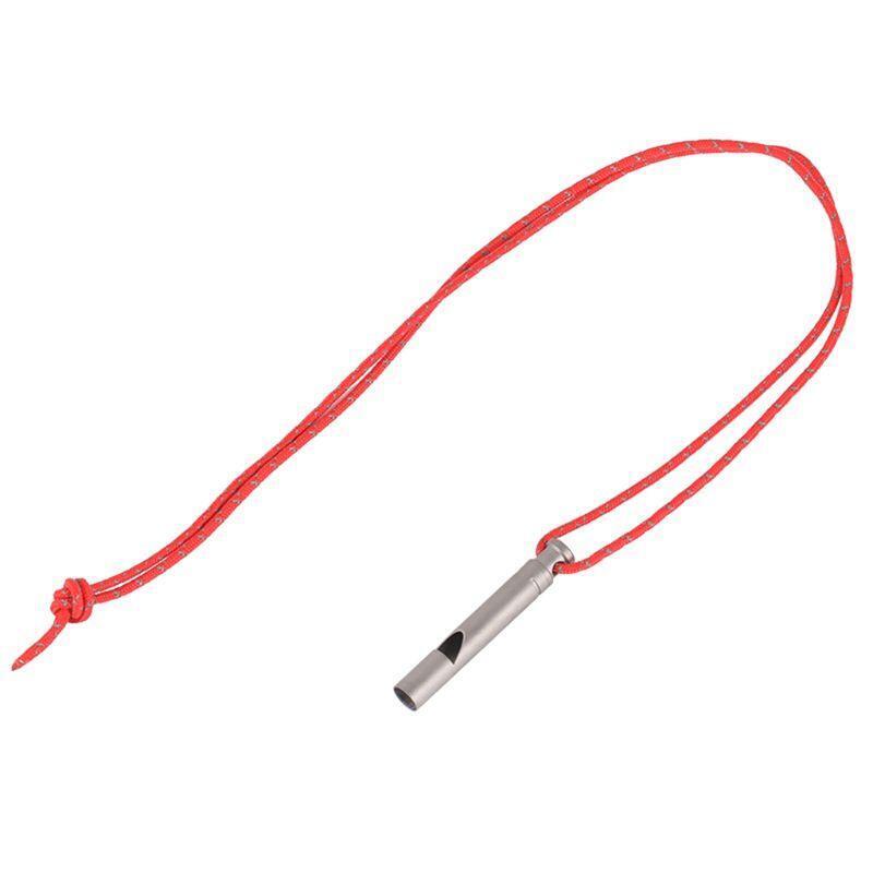 Durable Rescue Survival Whistle Signal Sound Whistle with Long Lanyard Outdoor
