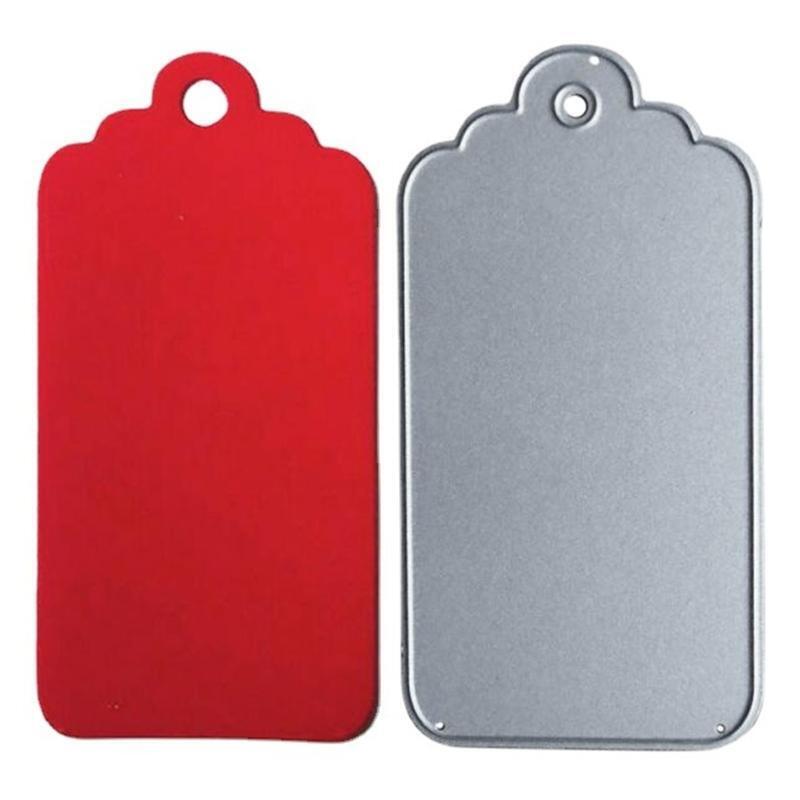 Hanging Tag Blank Label Metal Cutting Dies Stencil DIY Embossing Paper Template