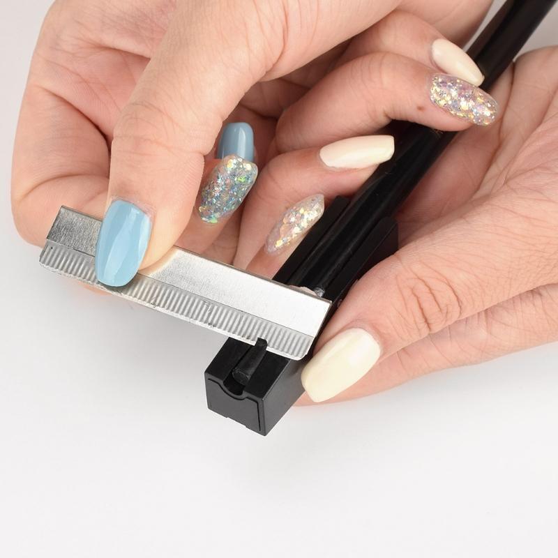 Semi-permanent Eyebrows Makeup Profiler Pen Duckbill-Shape Eyebrow Pencil Shaper