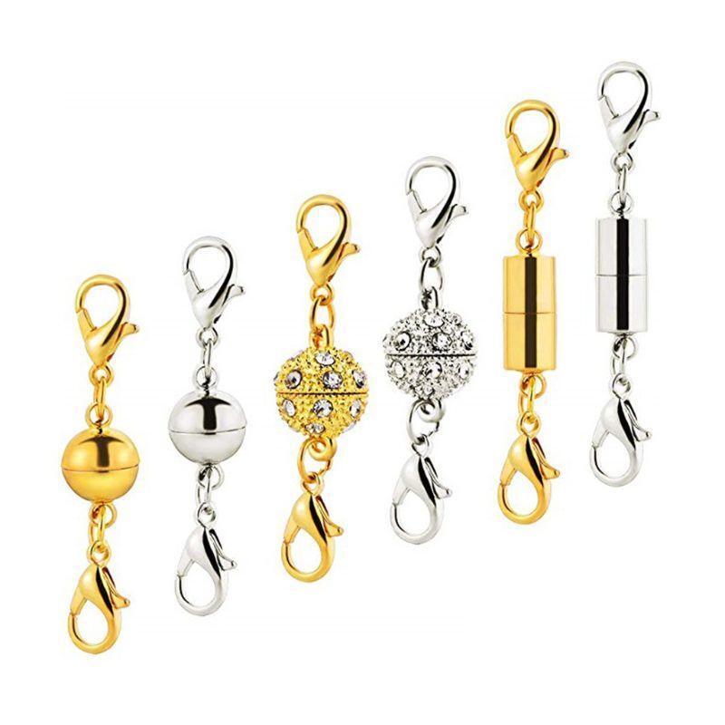 31 Pcs/set Magnet Buckle Bracelet Necklace Connection Extension Chain Set Women