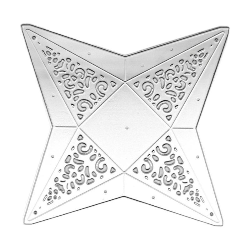 Four-pointed Star Metal Cutting Dies Stencil DIY Scrapbooking Album Paper Card