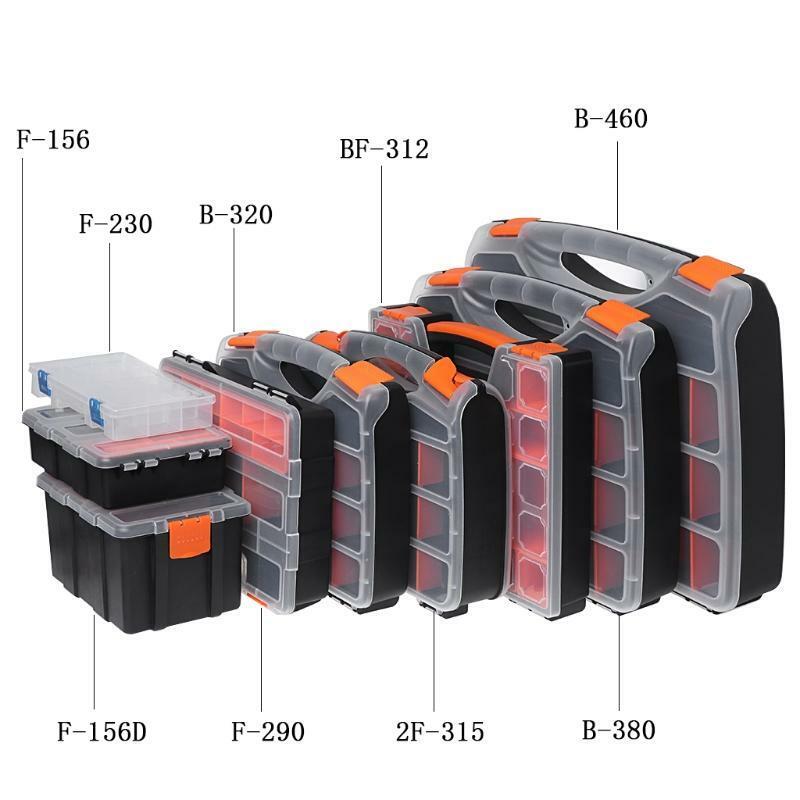 Plastic Hand Tool Storage Case Spanner Screwdriver Parts Hardware Organizer Box
