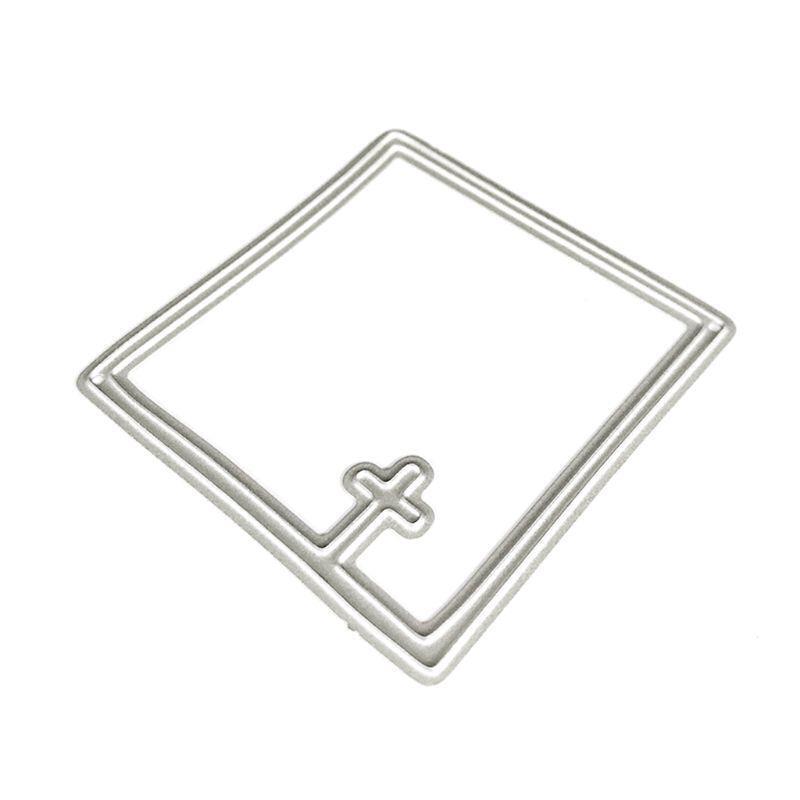 Cross Frame Metal Cutting Dies Stencil DIY Scrapbooking Album Stamp Paper Card