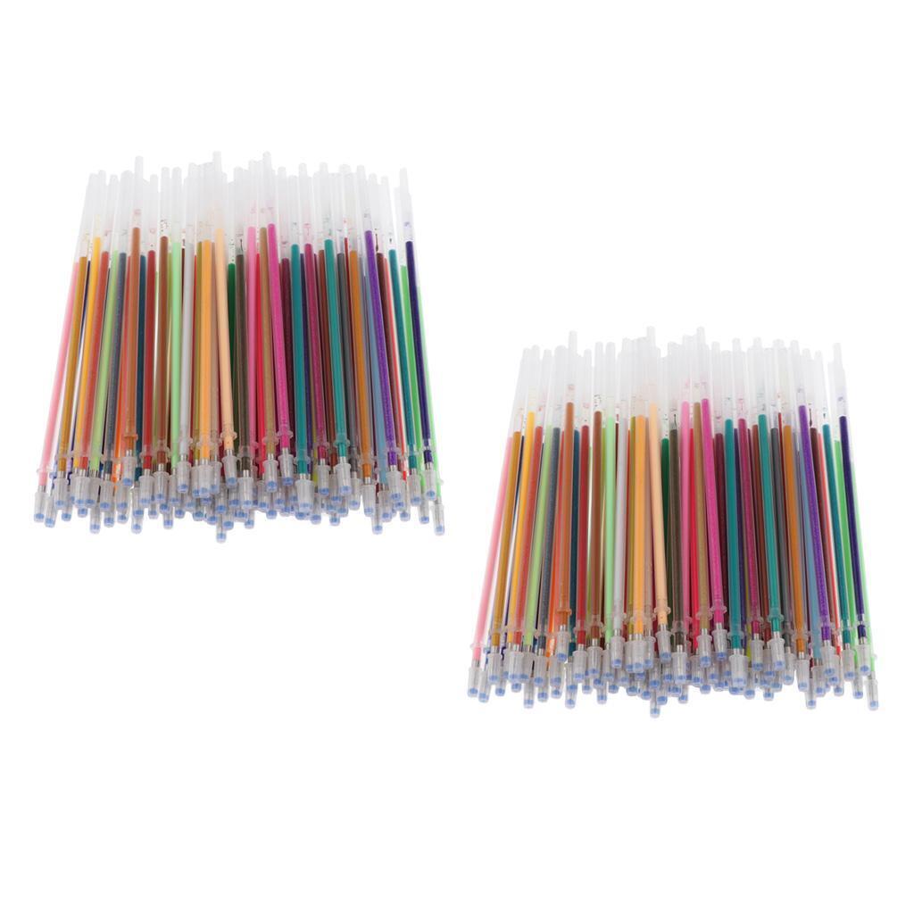 200x Colorful  Refills Markers Writing School Stationery