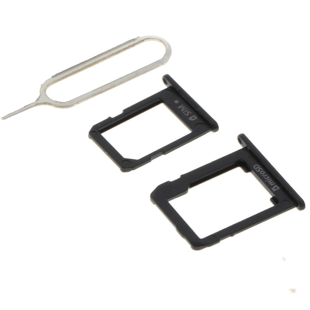 SIM Tray + Card Slot Tray Holder for Tab S2T810T815-Black