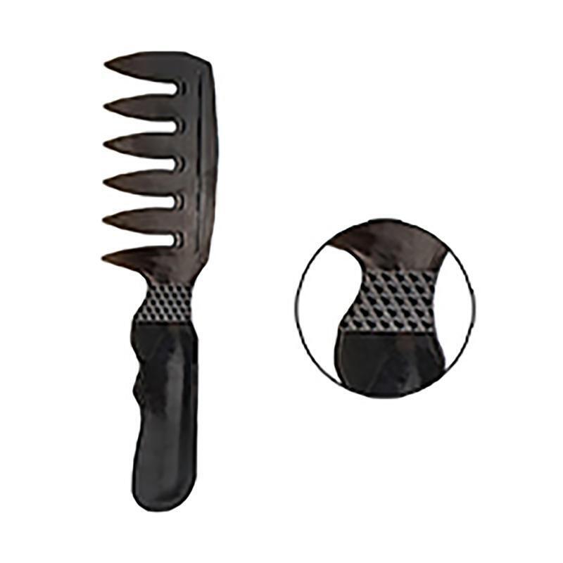 5pcs Men's Oil Head Comb Anti Static Wide Teeth Combs Pro Hair Styling Tool