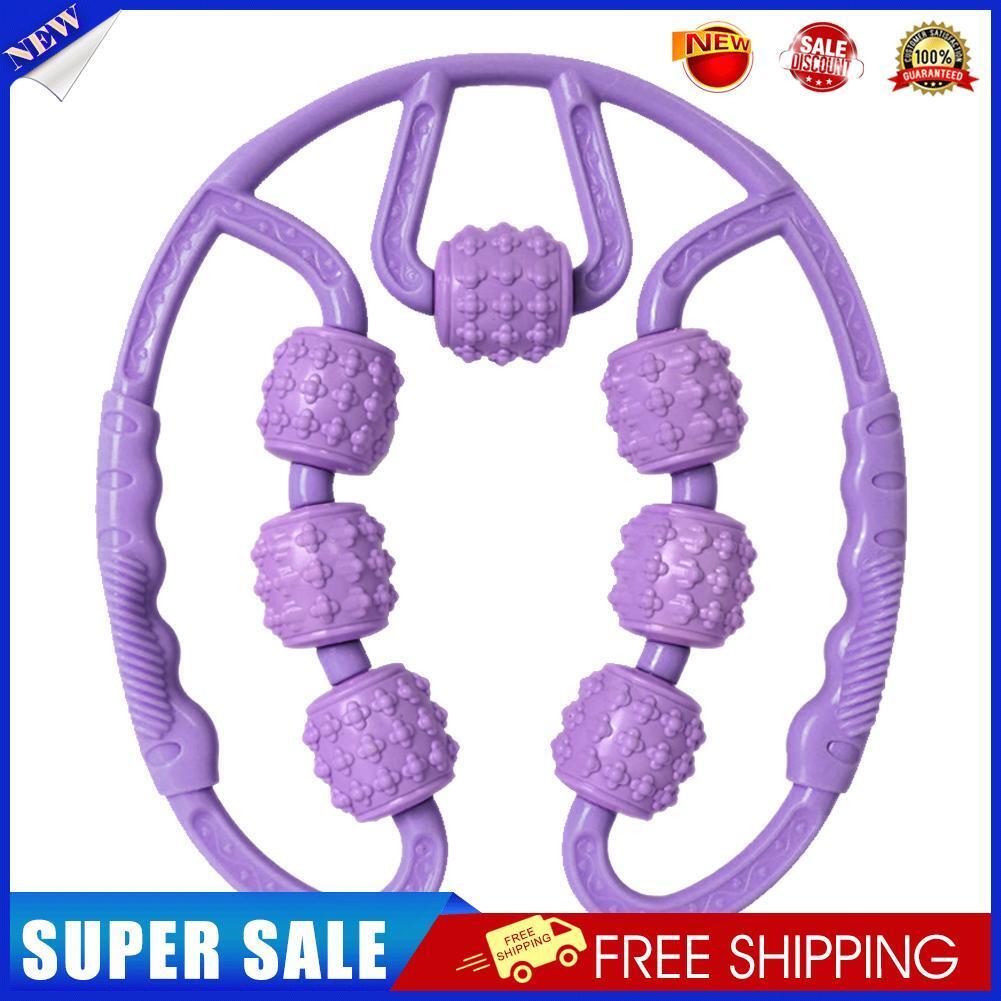 Trigger Point Relieve Muscle Roller Calf Leg Arm Pilates Massager (Purple)