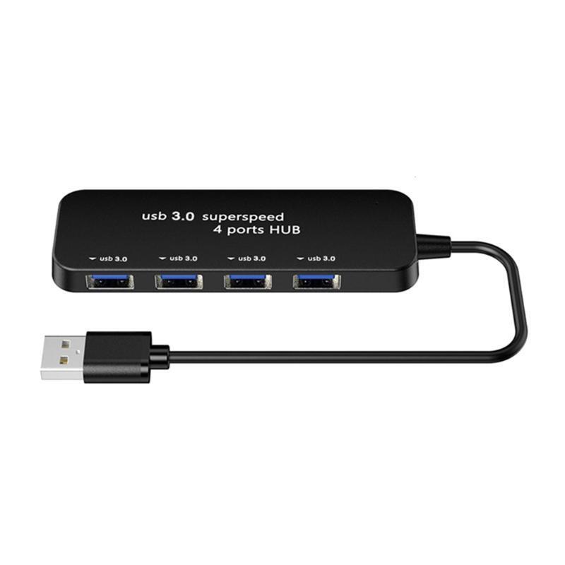 4-Port 3.0 USB Hub HighSpeed Data Transmission for Mobile HDD Laptop PC