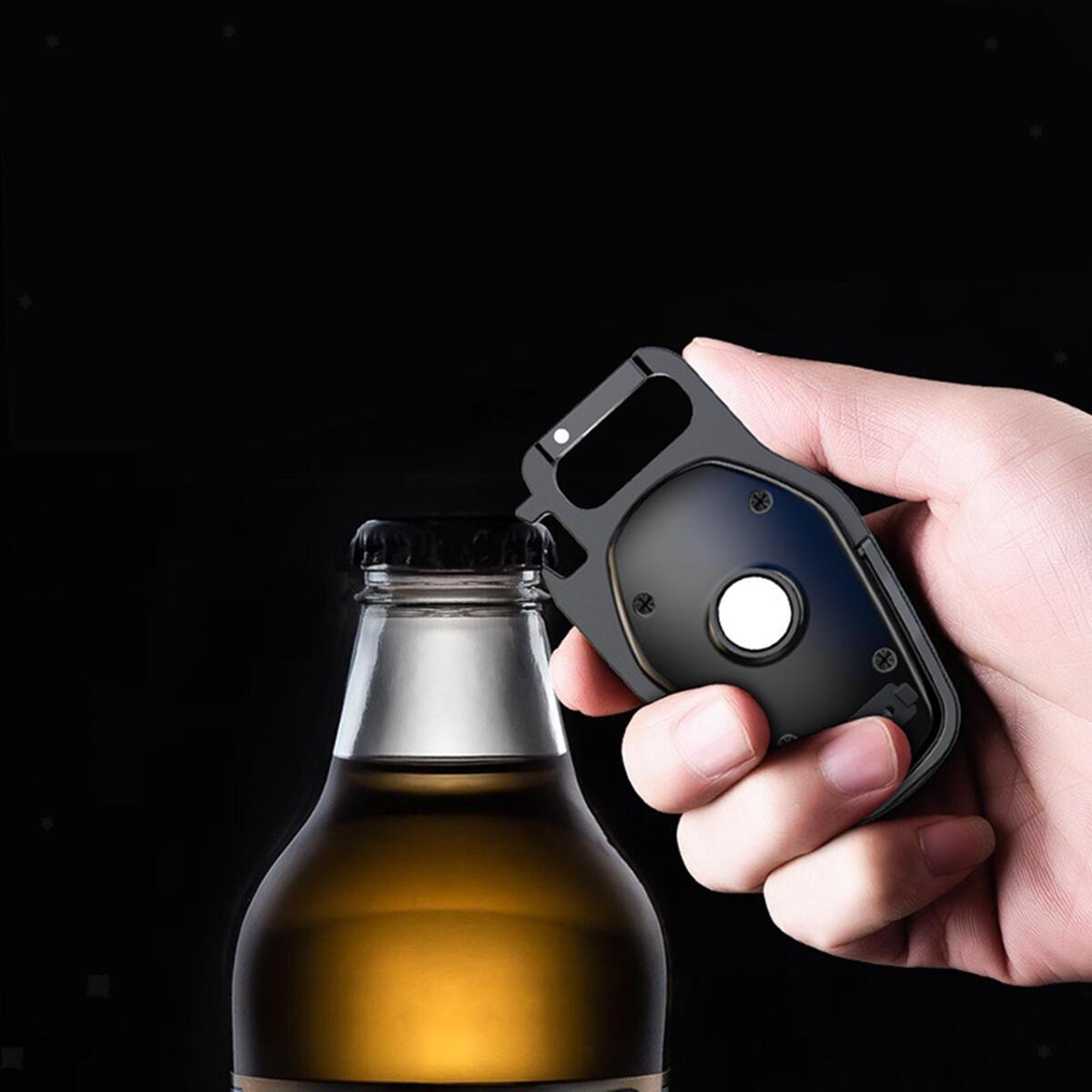 Compact LED Keychain Torch Magnetic COB  for Daily Use Working