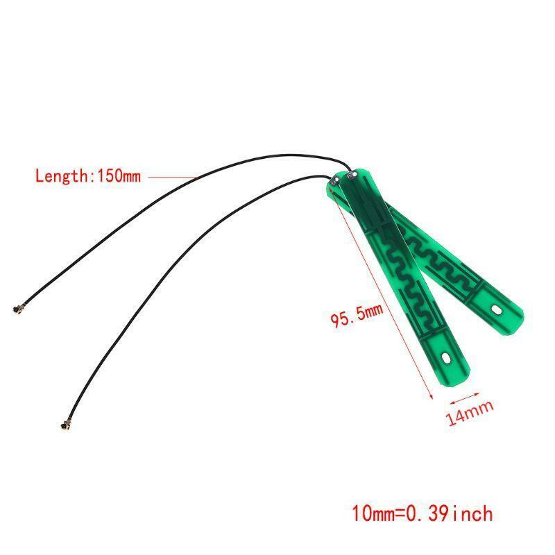 2PCS Internal Antenna WIFI PCB 2.4G 5G Dual Band Aerial Singal Booster