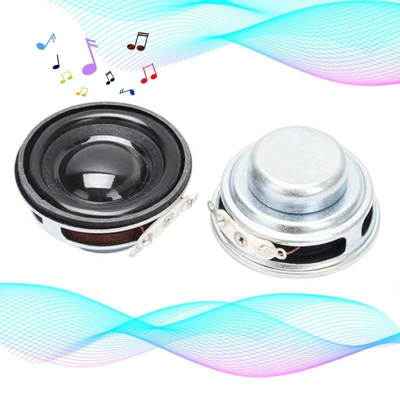 Pack of 2pcs Portable Speaker Mini Audio 4ohm 3W Stereo Woofer Loudspeaker