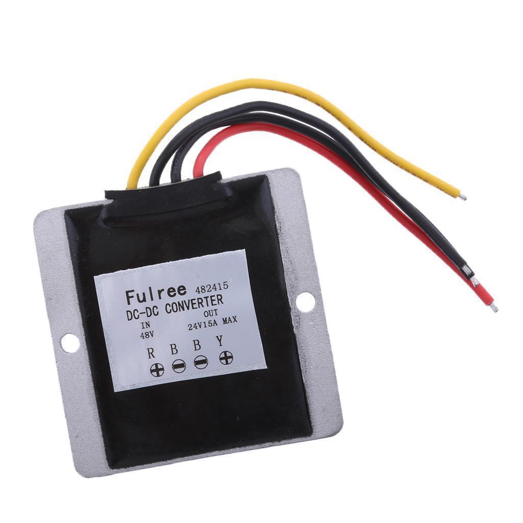 Waterproof 48V (30-60V) to 24V 15A DC/DC Converter  Module
