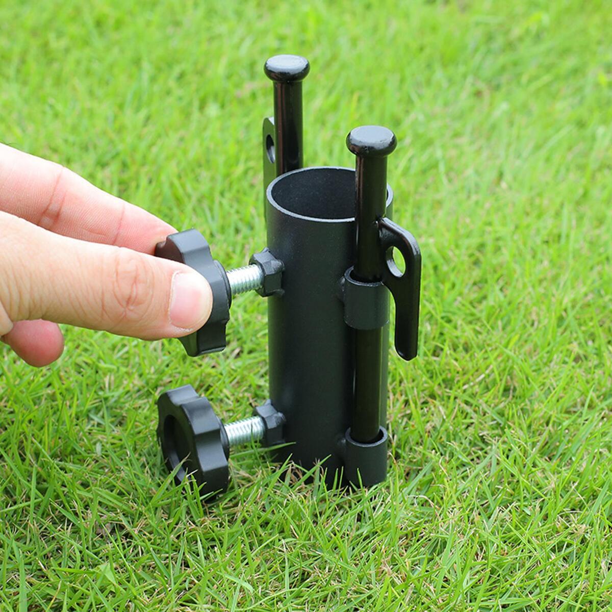 Durable Tent Rod Holder Tarp Poles Fixator for Outdoor Camping Fishing
